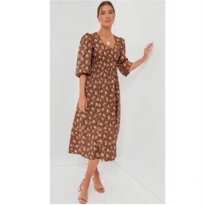 Tuckernuck Rosewood Chintz Floral Marlena Midi Dress